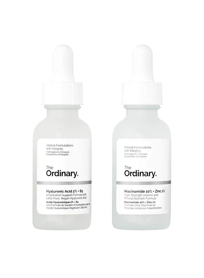 The Ordinary Pack Of 2 The Skin Support Set White 30ml - Image 2